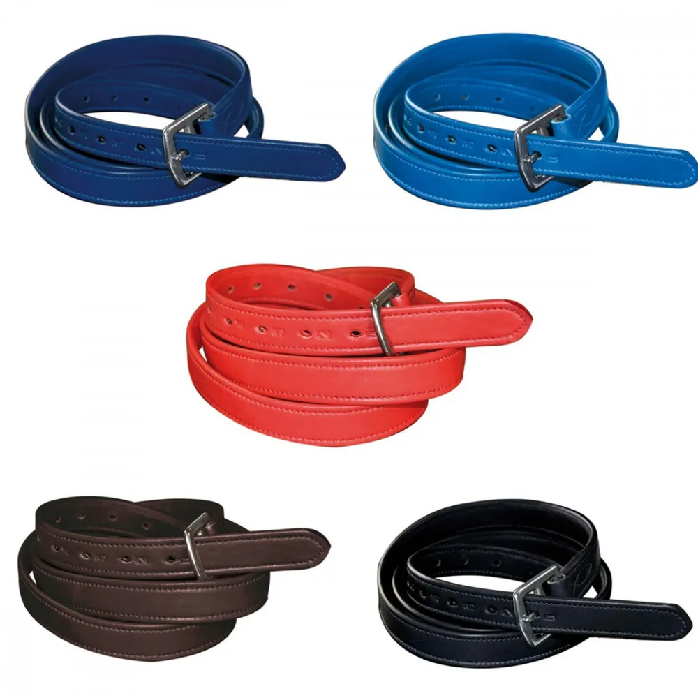 Etrivières Nylon gainé cuir Flags & Cup