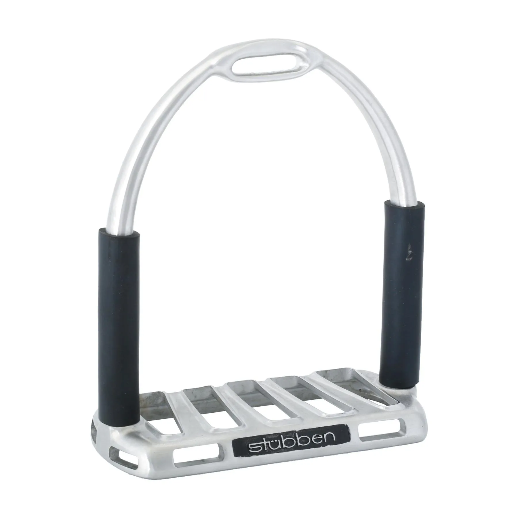 Étriers pour cheval en acier inoxydable mat Flexi-Grip