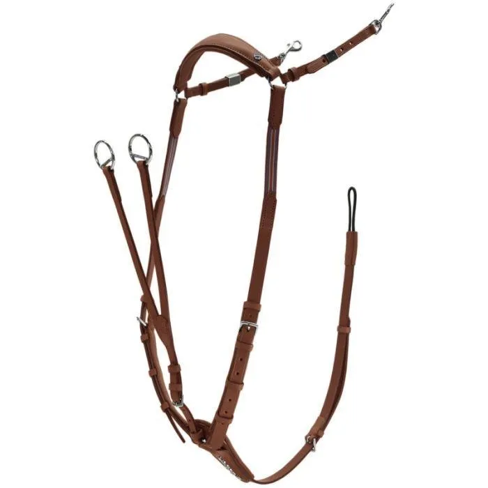 Collier de chasse pour cheval martingale ouverte Pro-Jump