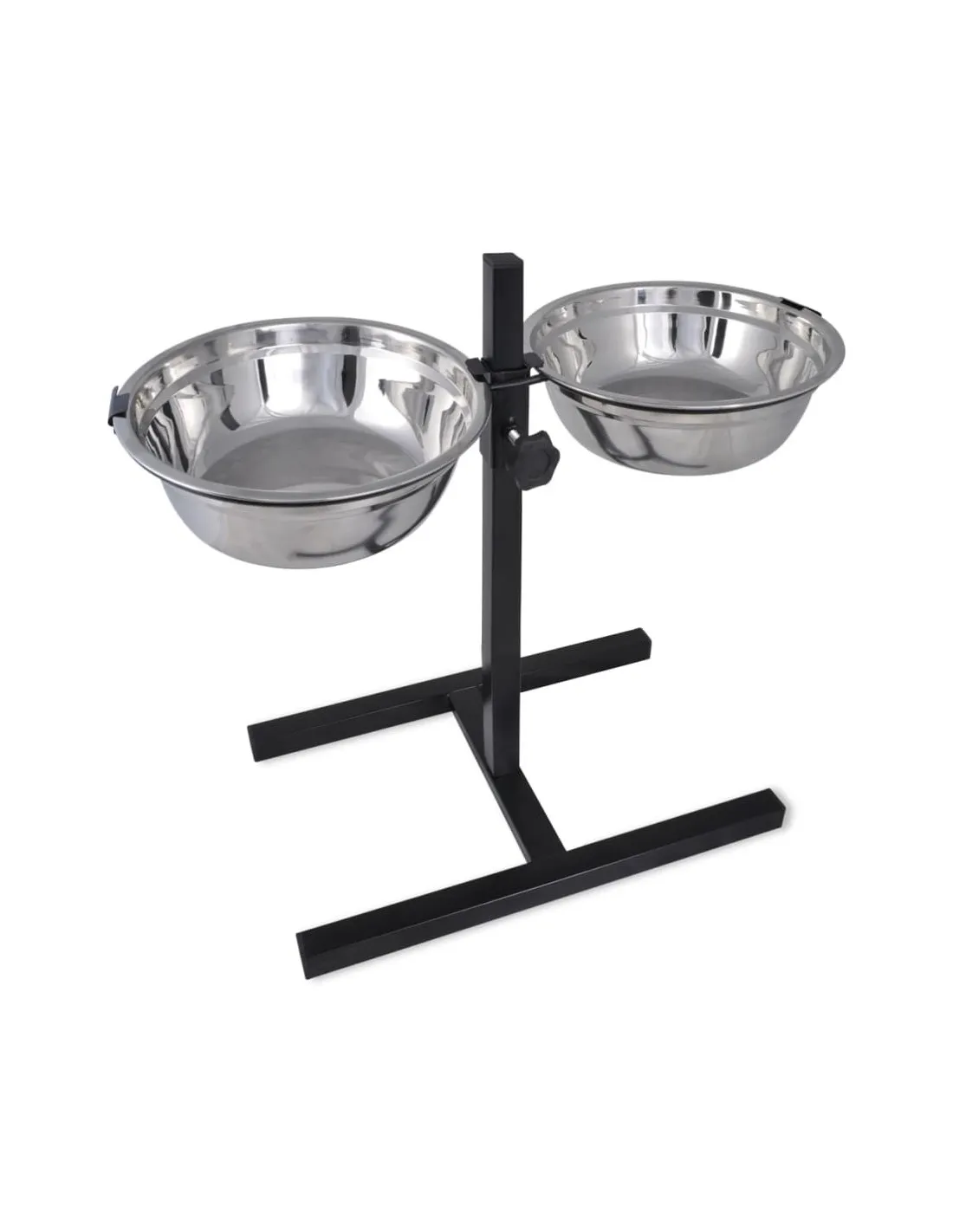 Support Réglable avec Bols 41 L pour Chien