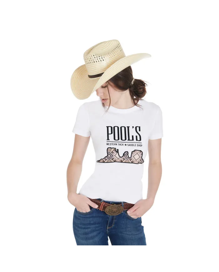 T-shirt Donna Slim Fit Con Monument Valley