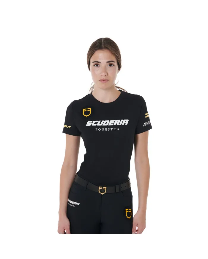 T-shirt donna slim fit Scuderia Equestro