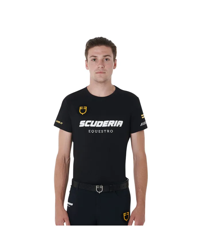 T-shirt uomo cotone stretch Scuderia Equestro