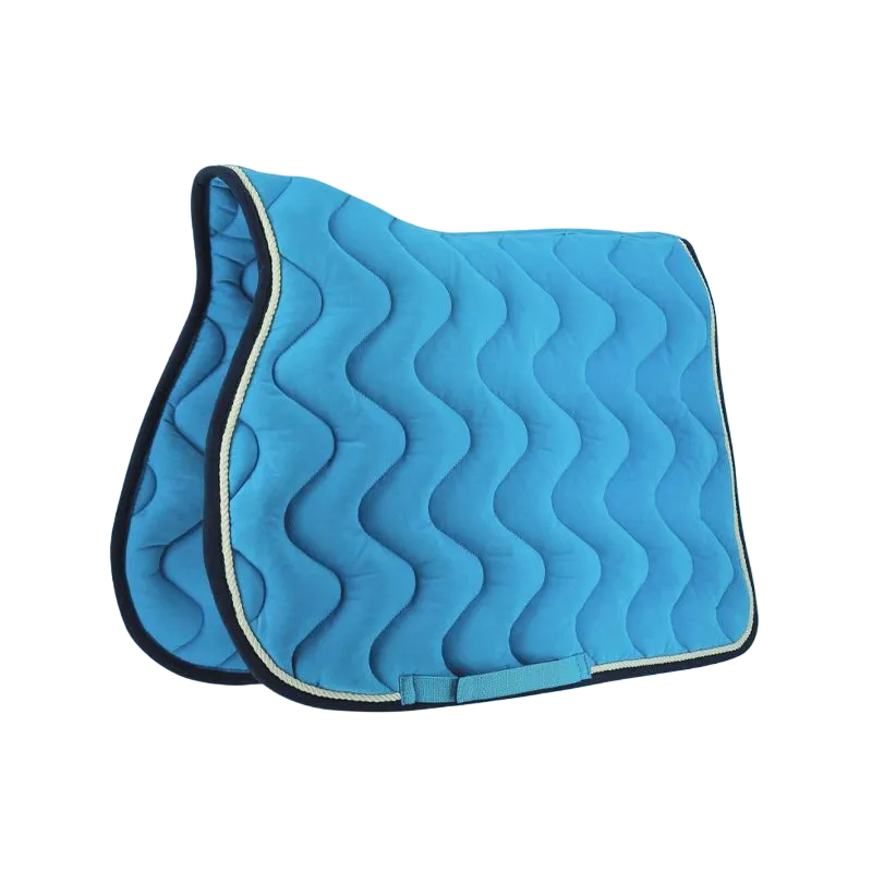 Equithème - Tapis de selle polyfun turquoise