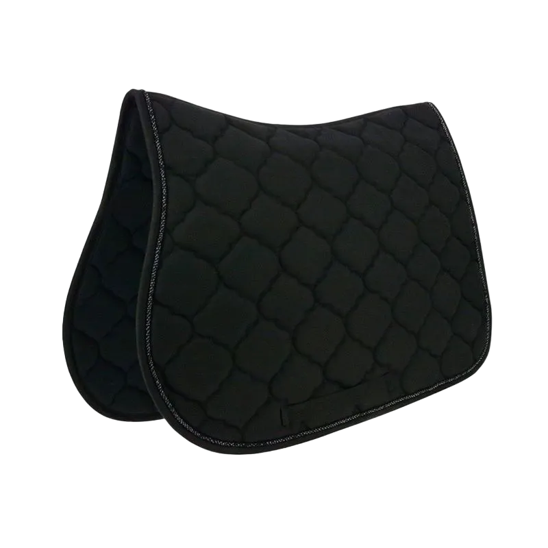 Riding World - Tapis de selle Rope noir