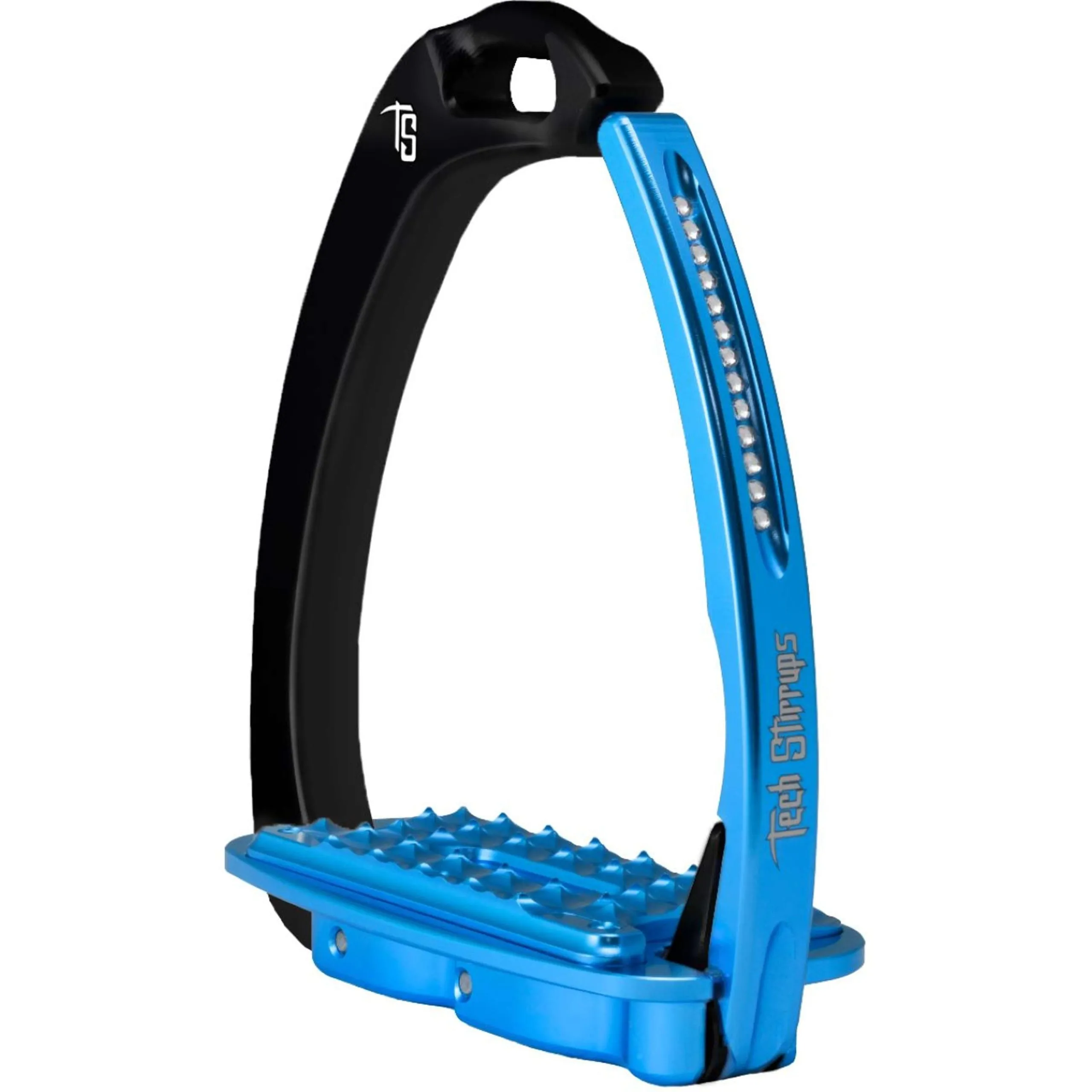 Tech Stirrups Étriers Venice Sloped Evo Swarovski Noir/Bleu