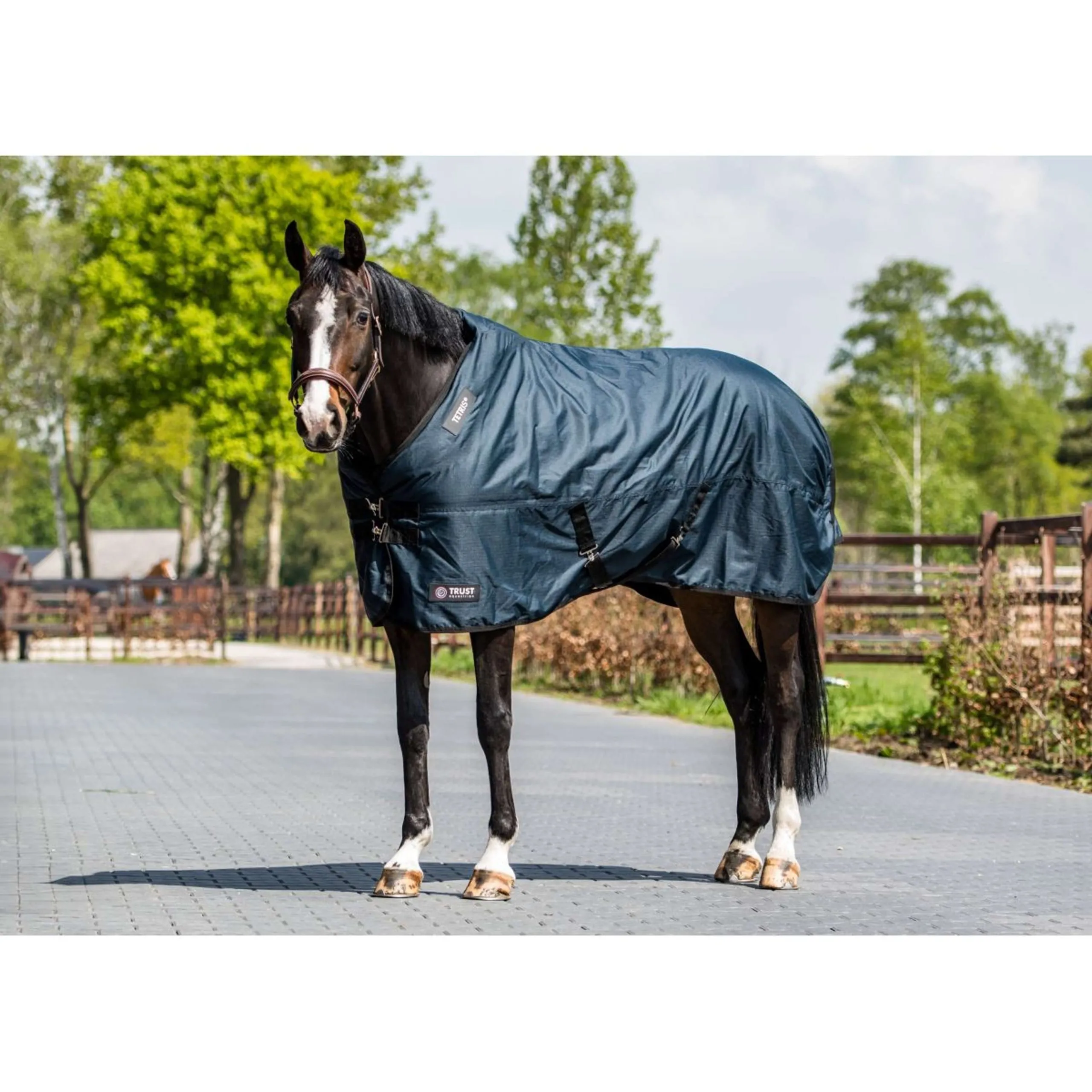 Trust Couverture d'Extérieur Tetris 300g Marin