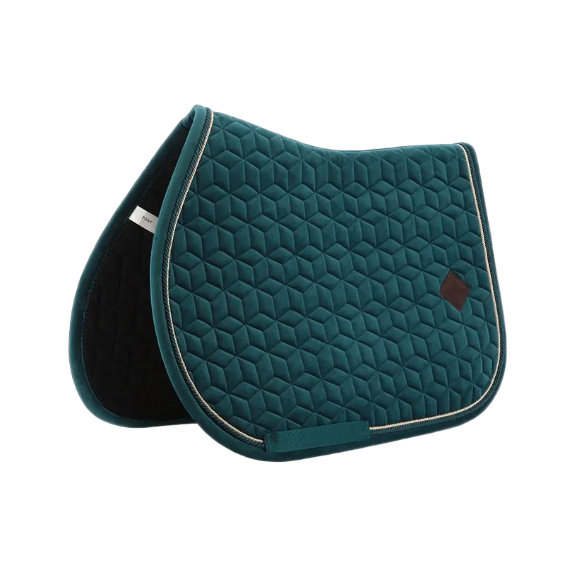 Kentucky Horsewear - Tapis de selle Velvet Jumping Emeraude pour minis