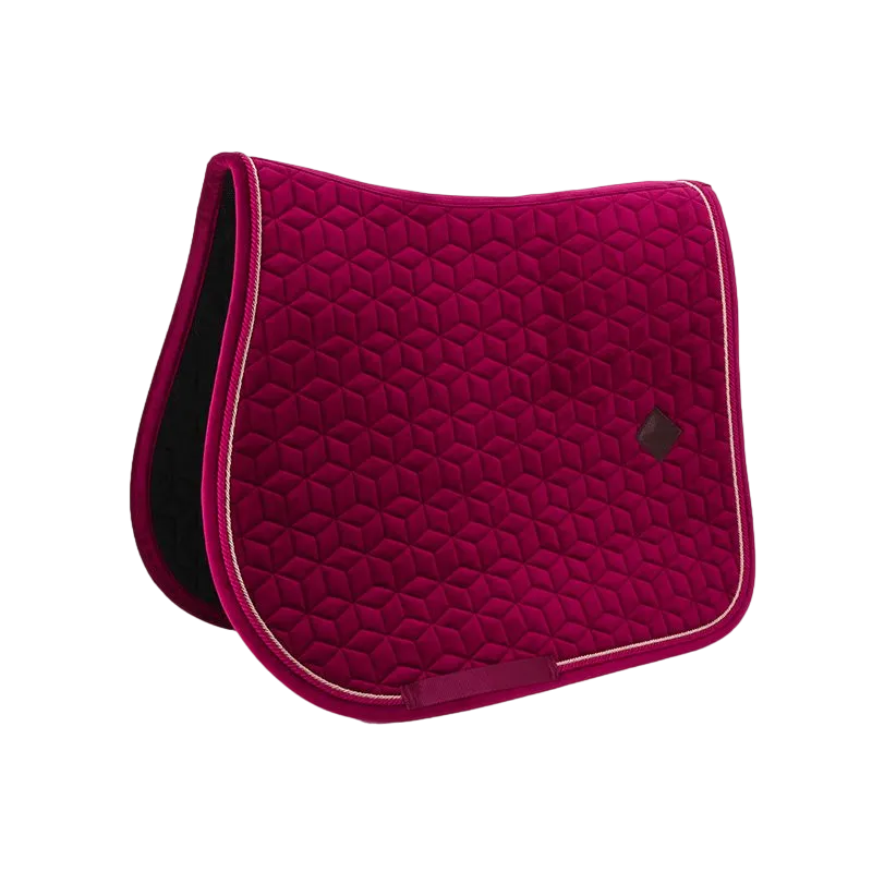 Kentucky Horsewear - Tapis de selle Velvet jumping Fuchsia