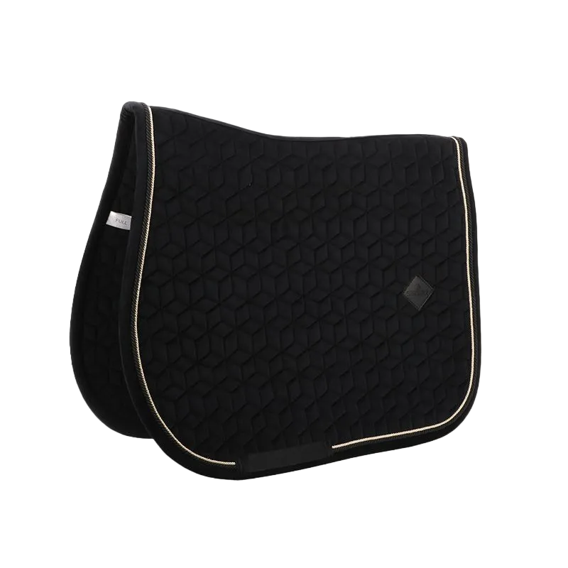 Kentucky Horsewear - Tapis de selle Basic Velvet jumping noir