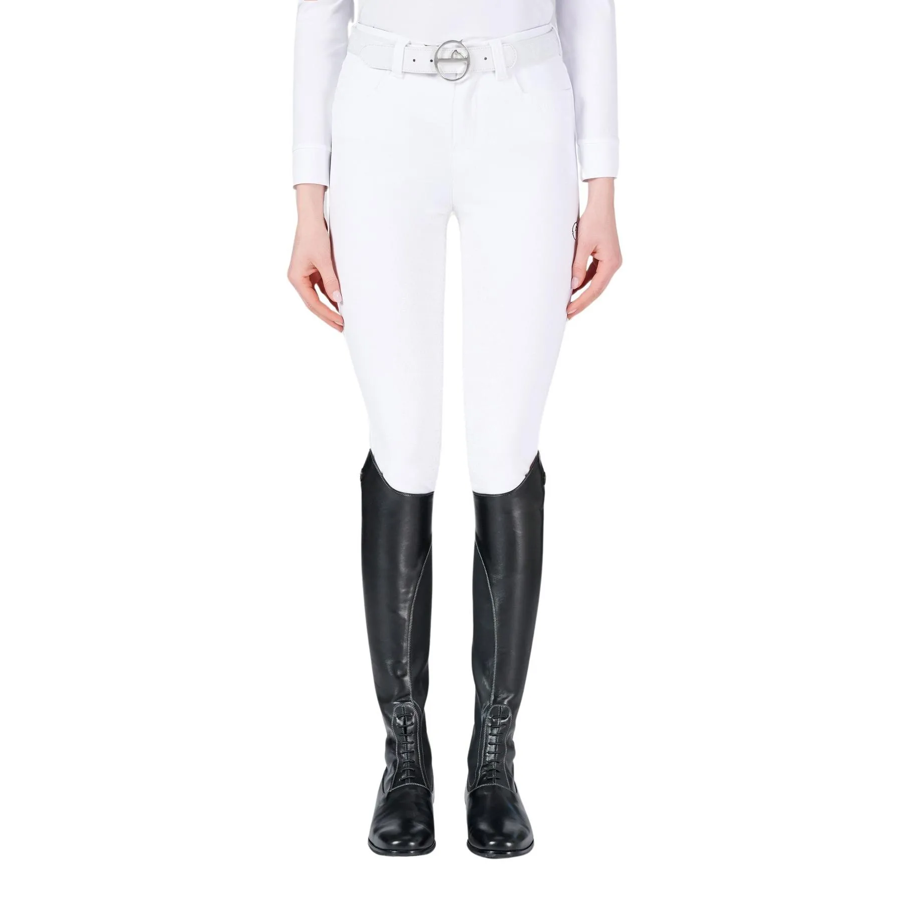 Pantalon de concours équitation full grip femme Syracuse