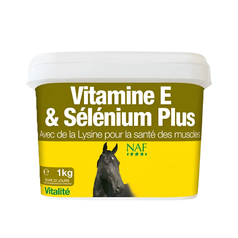 NAF - Complément alimenaire musculaire vitamine E & Selenium Plus