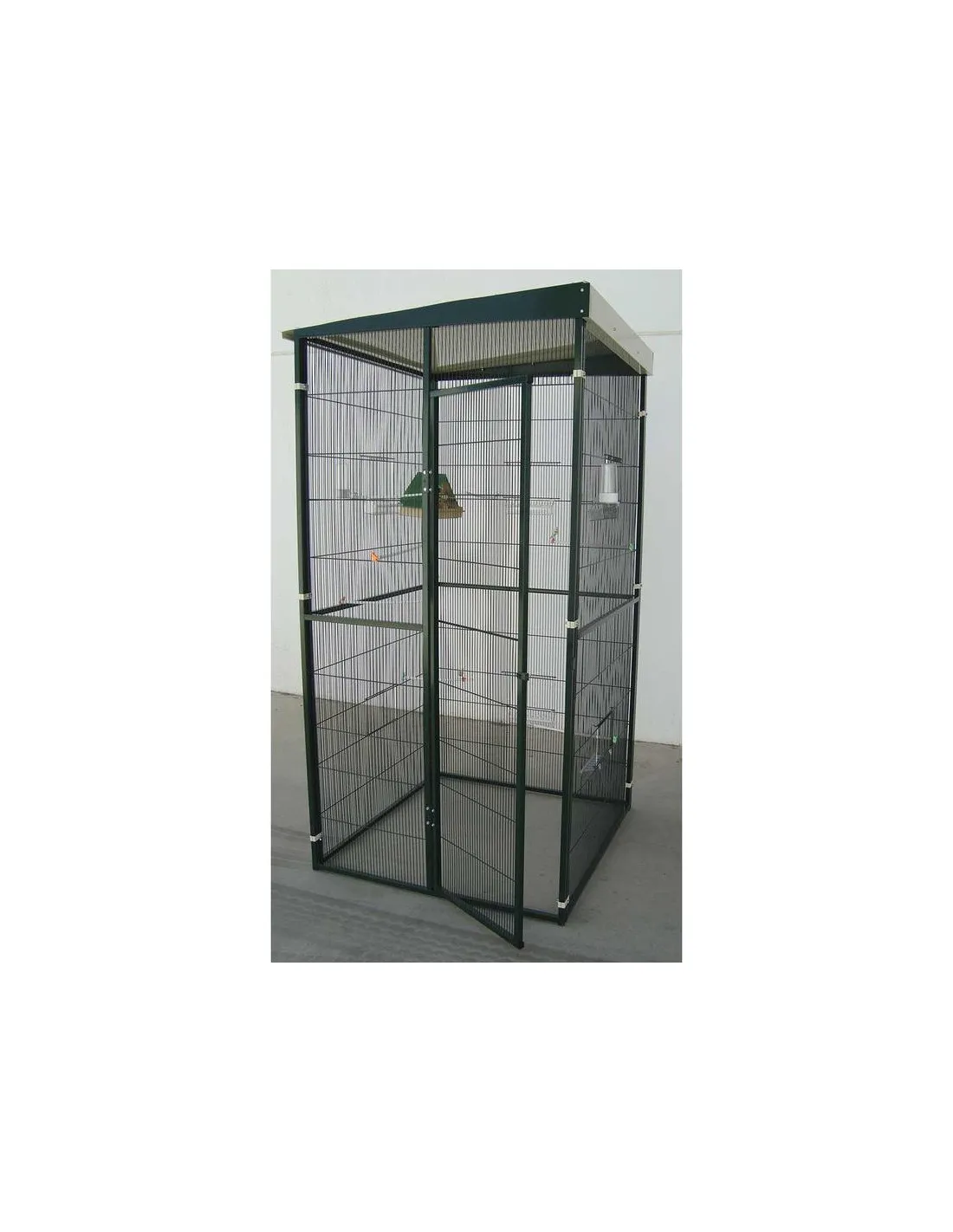 Volière 1x1x2 m volière extérieure maille soudée robuste