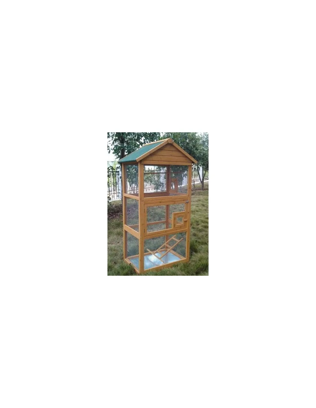 Volière de jardin Héron robuste en bois massif volière extérieure