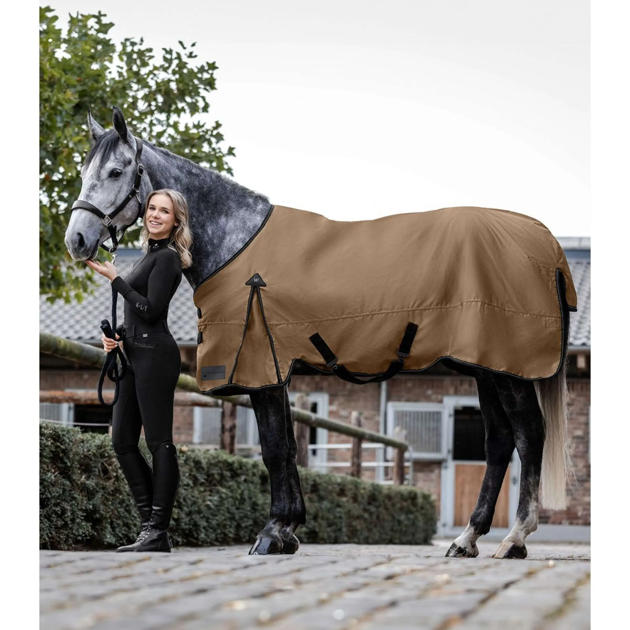 Waldhausen Couverture d'Extérieur Arctic Light 0g Cappuccino/Noir