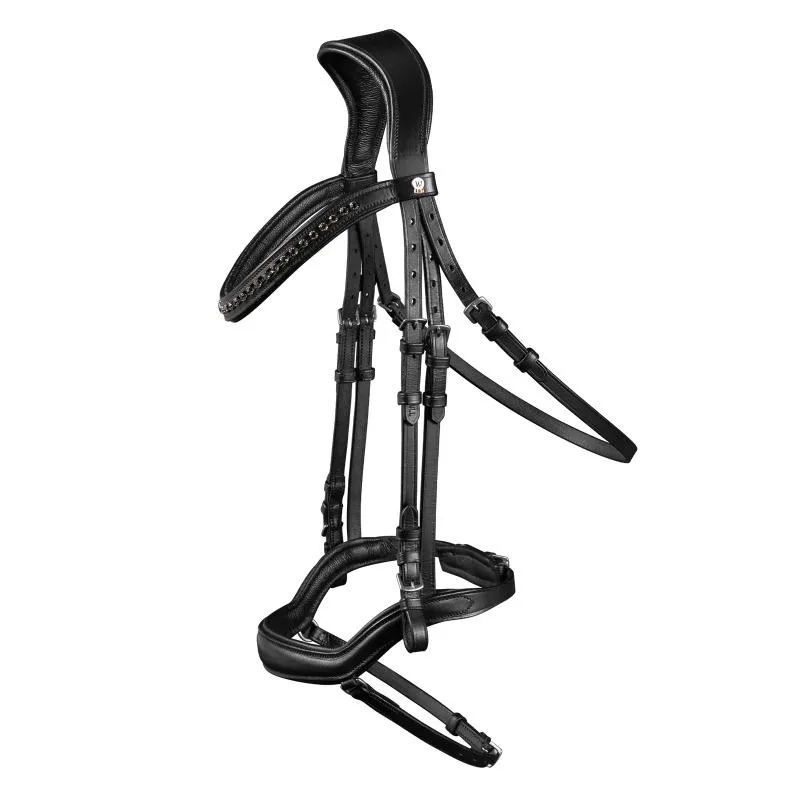 Bridon équitation muserolle combinée X-Line New Shape II