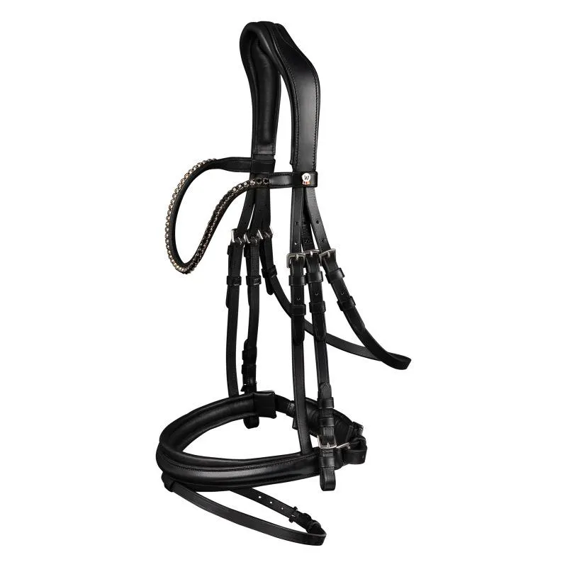 Bridon équitation muserolle combinée X-Line Favourite