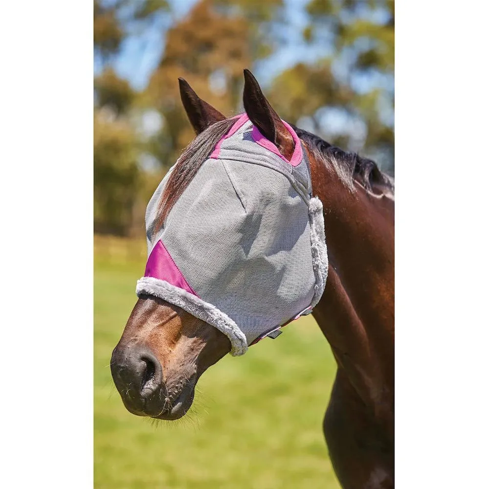 Masque anti-mouches pour cheval Comfitec Deluxe Durable