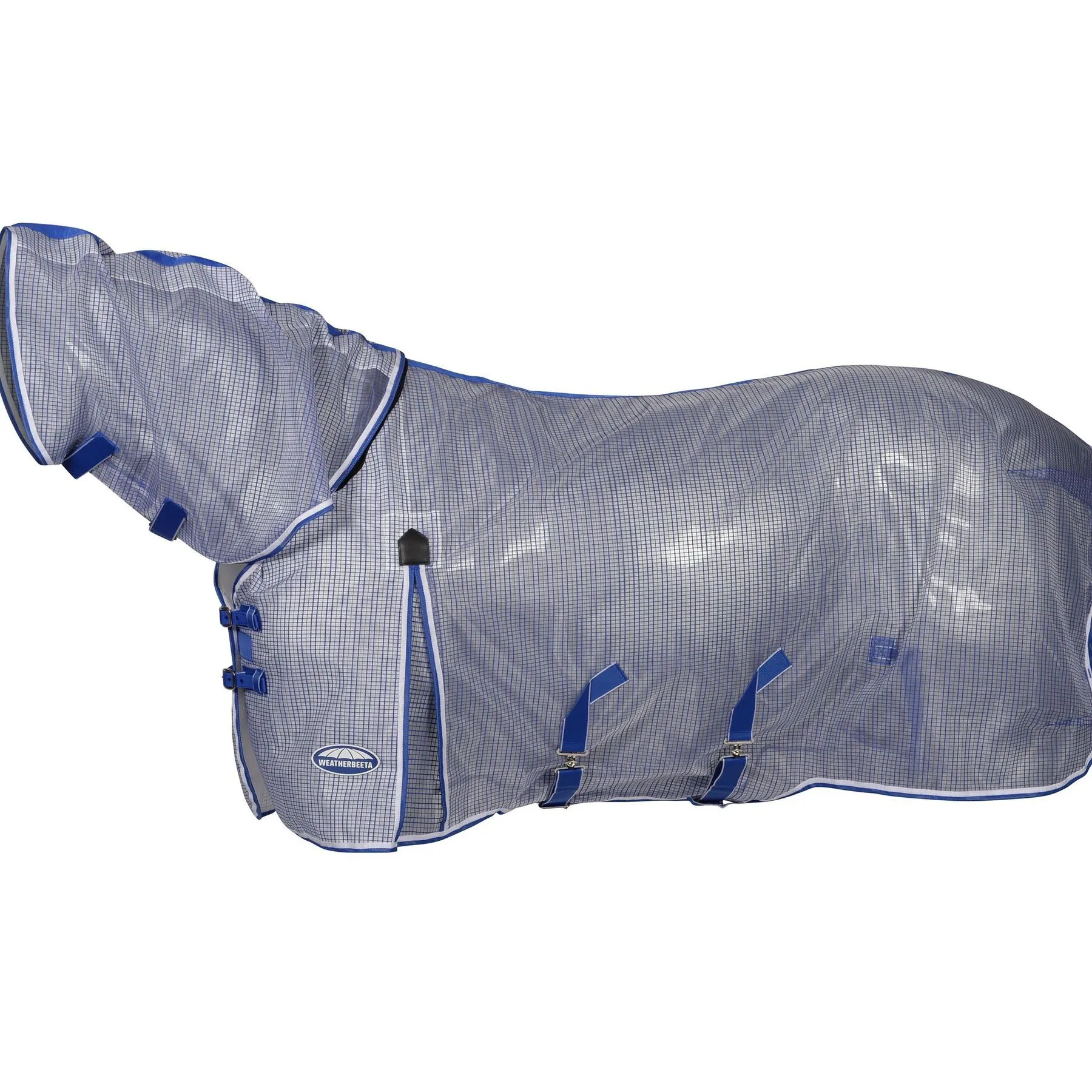 Couverture anti-mouches pour cheval avec couvre-cou ultra ventral Comfitec Ripshield Plus