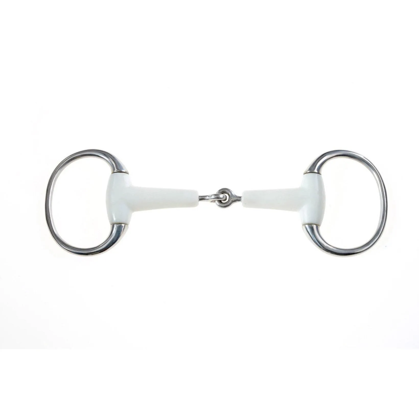 Mors à filet et à bout d'œuf articulé pour cheval Korsteel Flexi