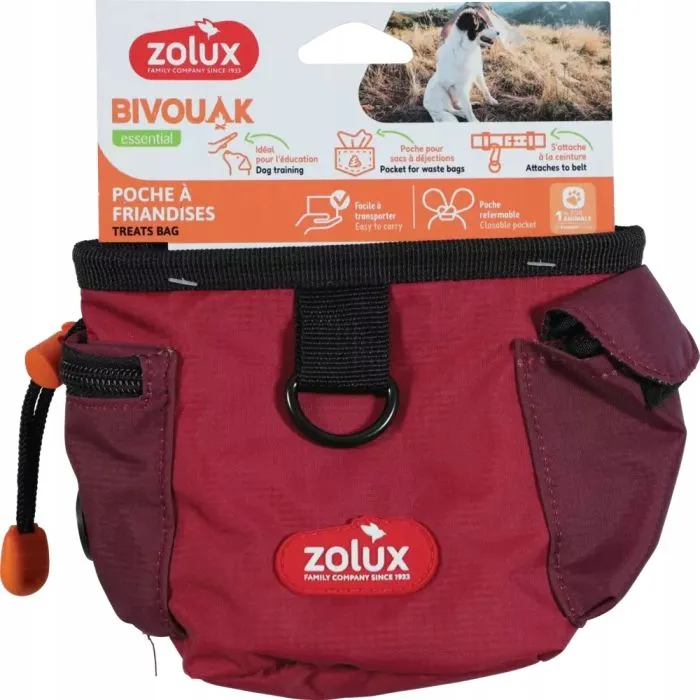 Zolux Bivouak Poche à Friandises Rouge